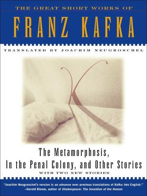 cover image of Metamorphosis, In The Penal Colony, and Other Stories